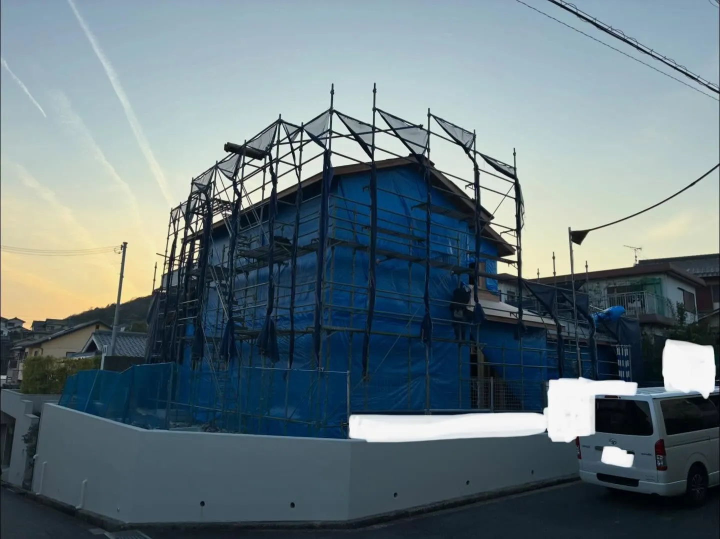 新年度初上棟工事‼️