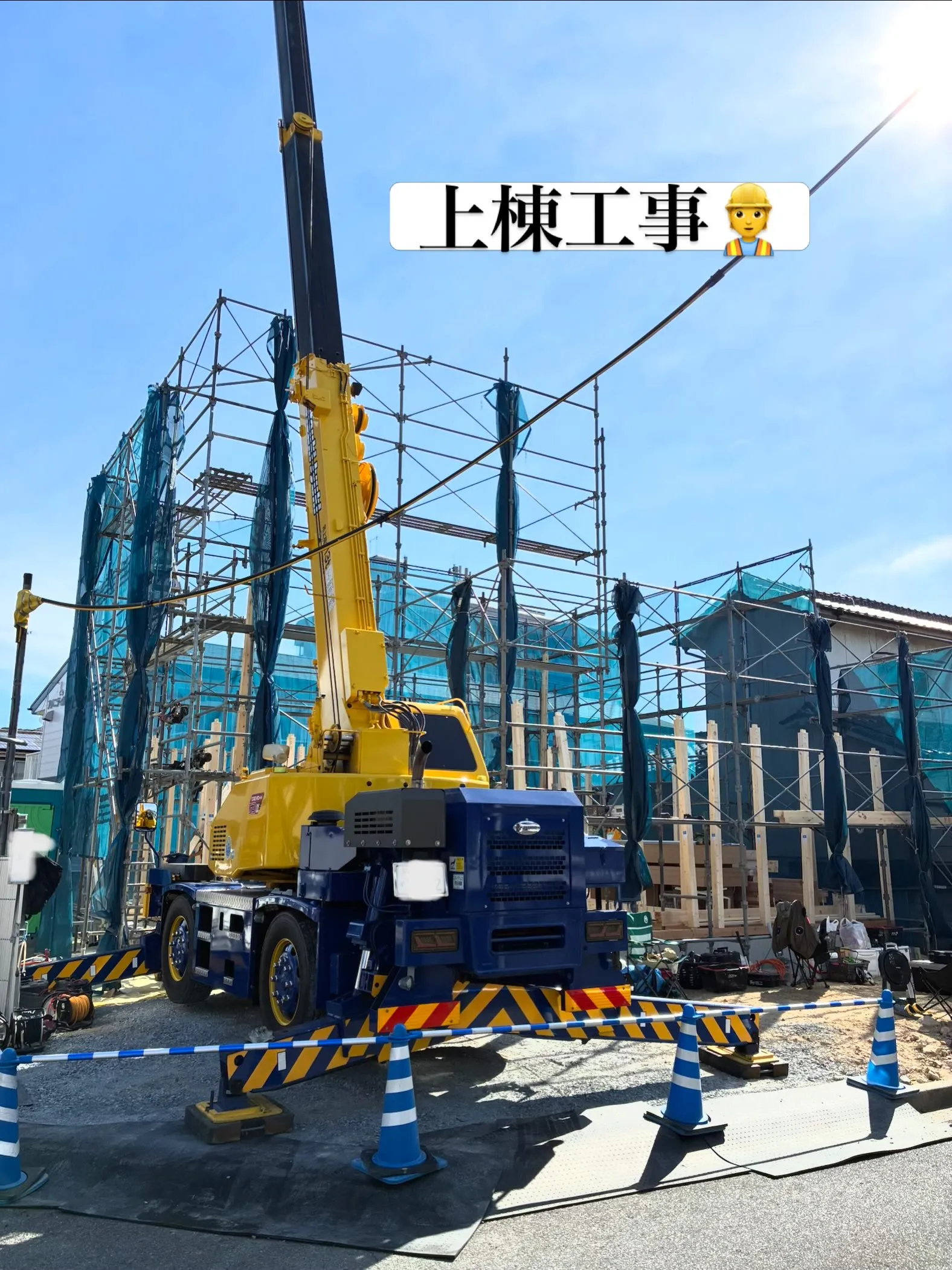 新築上棟工事　8件目
